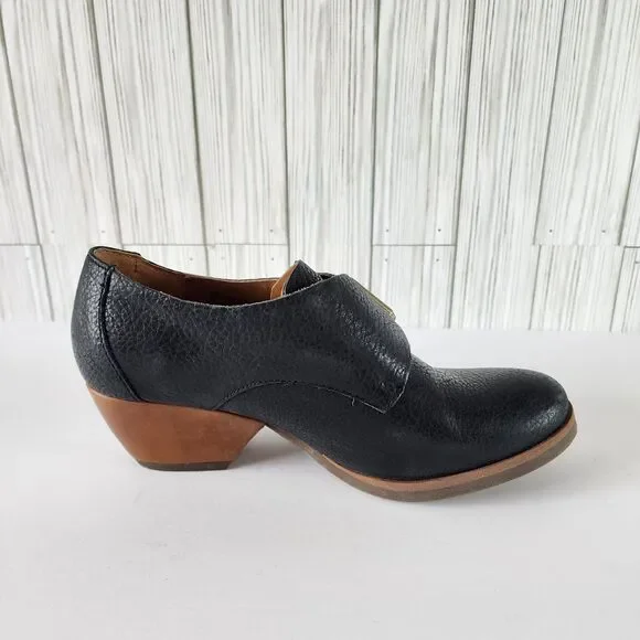 Korks by Kork-Ease Nanda Women Black Leather Ankle Booties Shoes Size 6.5M - Picture 3 of 9